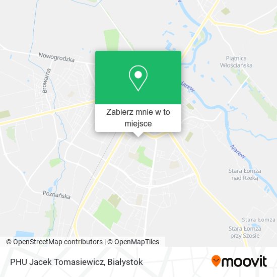 Mapa PHU Jacek Tomasiewicz