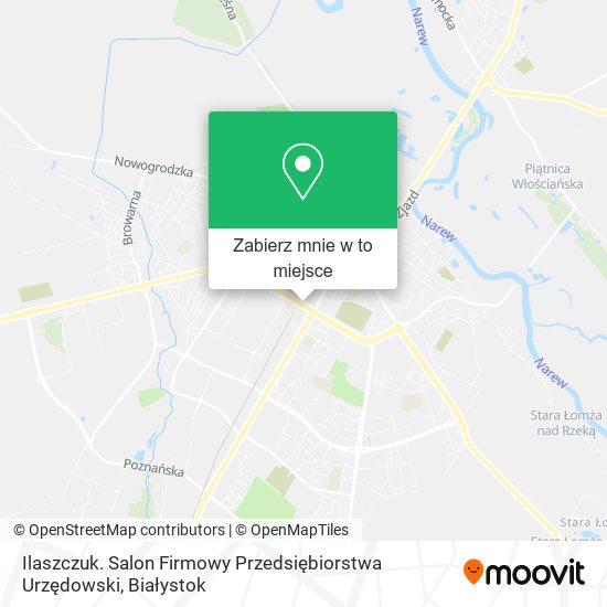 Mapa Ilaszczuk. Salon Firmowy Przedsiębiorstwa Urzędowski