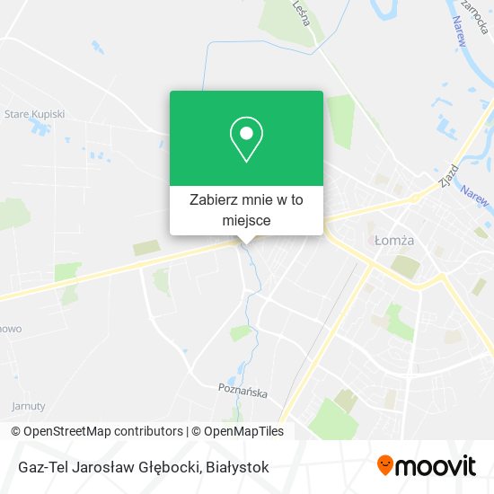 Mapa Gaz-Tel Jarosław Głębocki