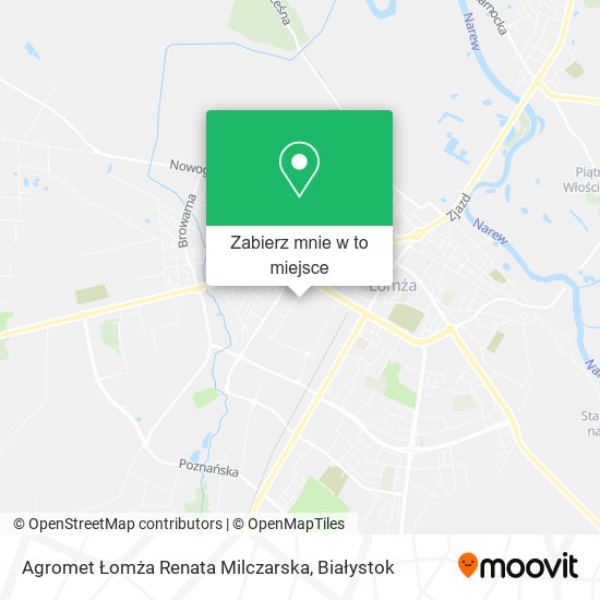 Mapa Agromet Łomża Renata Milczarska