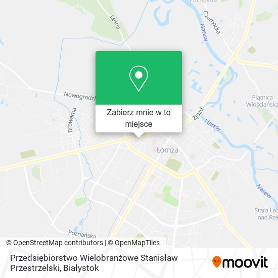 Mapa Przedsiębiorstwo Wielobranżowe Stanisław Przestrzelski