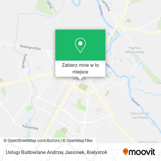 Mapa Usługi Budowlane Andrzej Jasionek
