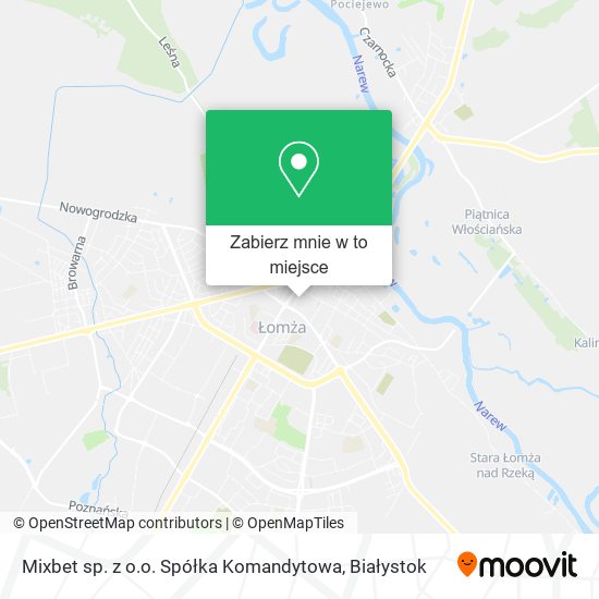Mapa Mixbet sp. z o.o. Spółka Komandytowa
