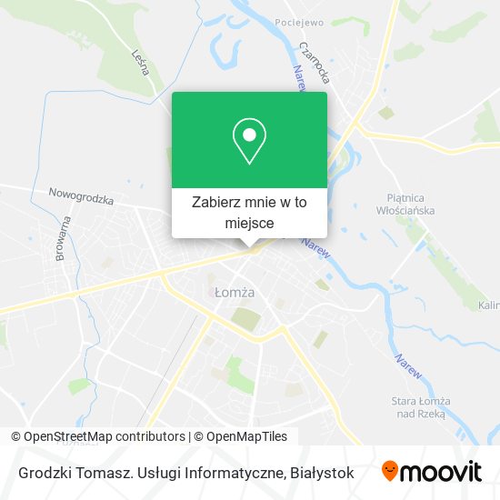Mapa Grodzki Tomasz. Usługi Informatyczne