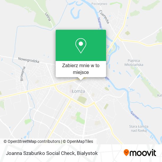 Mapa Joanna Szabuńko Social Check
