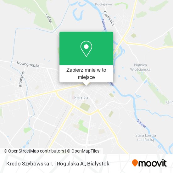 Mapa Kredo Szybowska I. i Rogulska A.