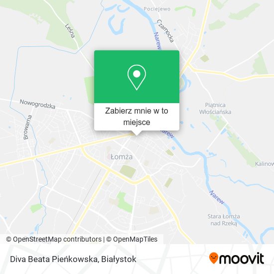 Mapa Diva Beata Pieńkowska