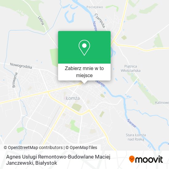 Mapa Agnes Usługi Remontowo-Budowlane Maciej Janczewski