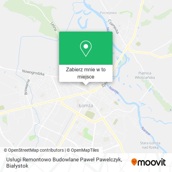Mapa Usługi Remontowo Budowlane Paweł Pawelczyk
