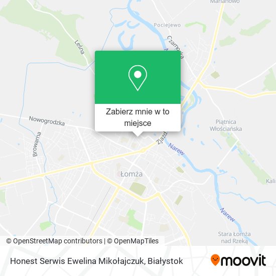 Mapa Honest Serwis Ewelina Mikołajczuk