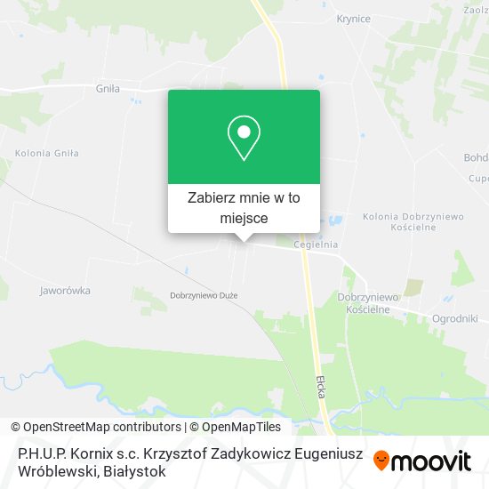Mapa P.H.U.P. Kornix s.c. Krzysztof Zadykowicz Eugeniusz Wróblewski