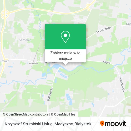 Mapa Krzysztof Szumiński Usługi Medyczne