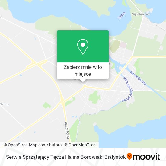 Mapa Serwis Sprzątający Tęcza Halina Borowiak