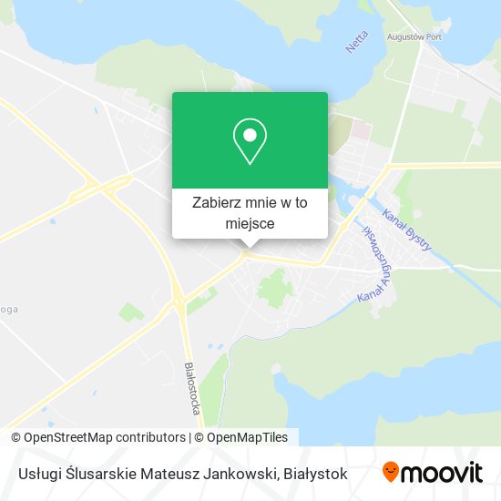 Mapa Usługi Ślusarskie Mateusz Jankowski