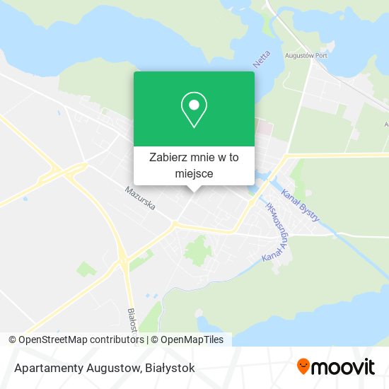 Mapa Apartamenty Augustow