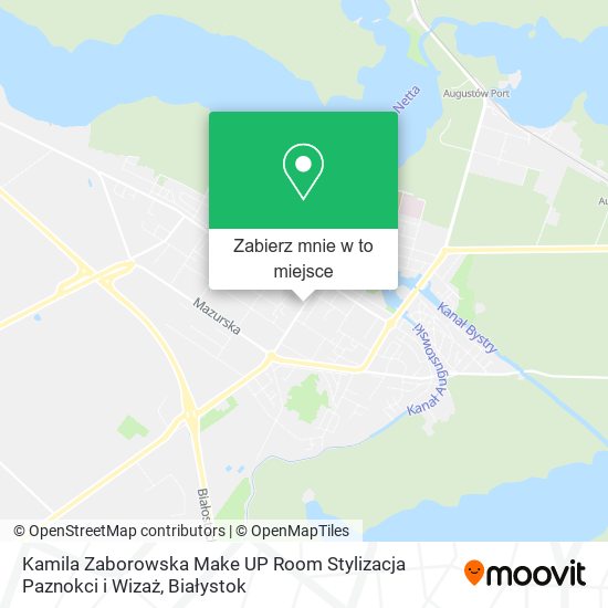 Mapa Kamila Zaborowska Make UP Room Stylizacja Paznokci i Wizaż