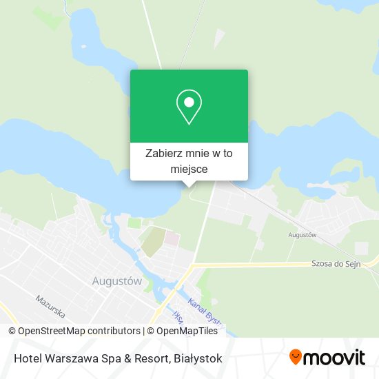 Mapa Hotel Warszawa Spa & Resort