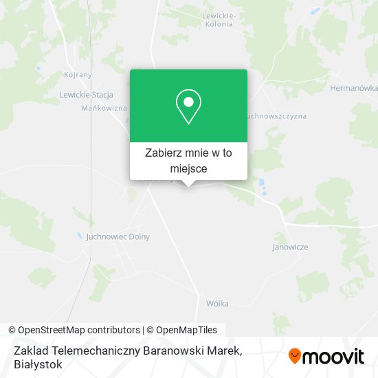 Mapa Zaklad Telemechaniczny Baranowski Marek