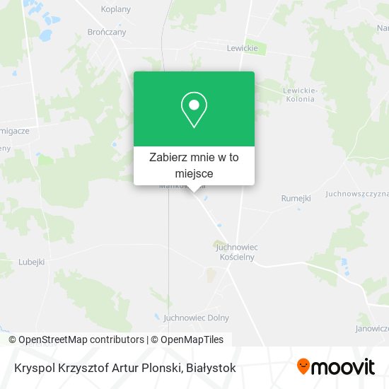 Mapa Kryspol Krzysztof Artur Plonski