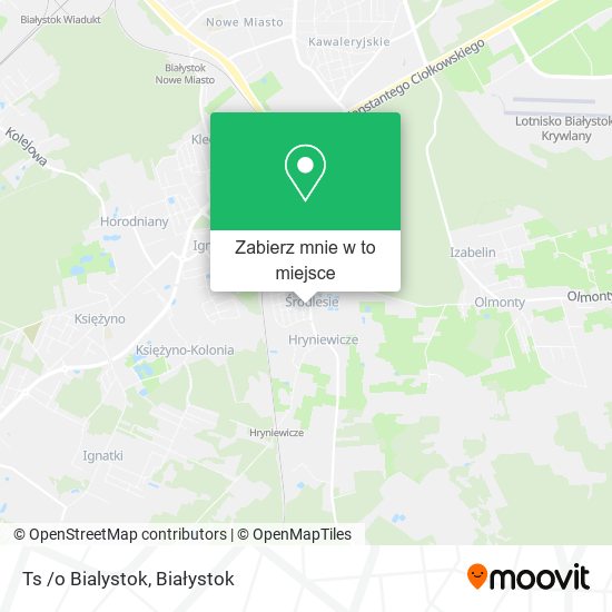 Mapa Ts /o Bialystok