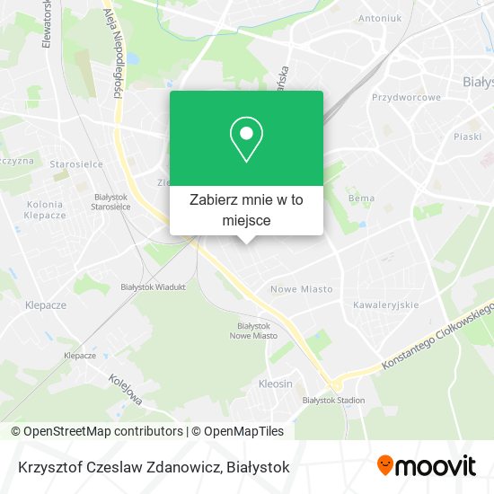 Mapa Krzysztof Czeslaw Zdanowicz