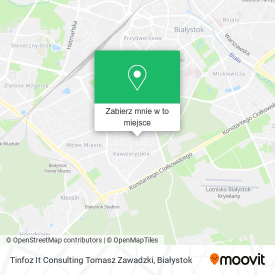 Mapa Tinfoz It Consulting Tomasz Zawadzki
