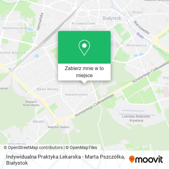 Mapa Indywidualna Praktyka Lekarska - Marta Pszczółka