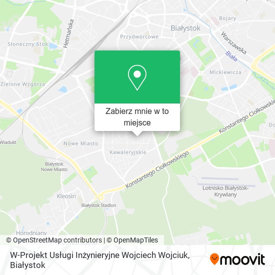 Mapa W-Projekt Usługi Inżynieryjne Wojciech Wojciuk