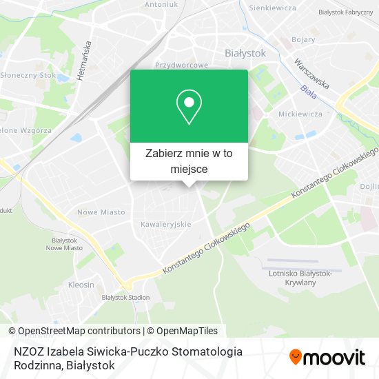 Mapa NZOZ Izabela Siwicka-Puczko Stomatologia Rodzinna