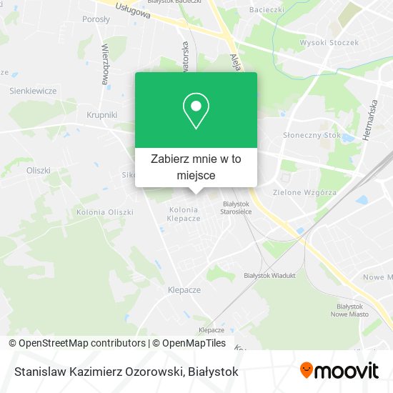 Mapa Stanislaw Kazimierz Ozorowski