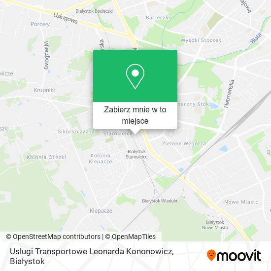 Mapa Uslugi Transportowe Leonarda Kononowicz
