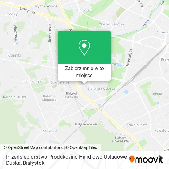 Mapa Przedsiebiorstwo Produkcyjno Handlowo Uslugowe Duska