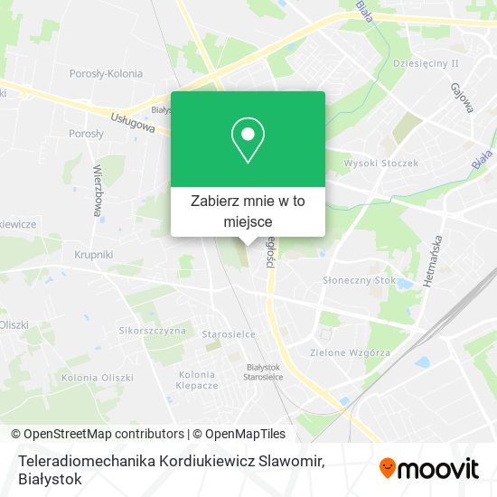 Mapa Teleradiomechanika Kordiukiewicz Slawomir
