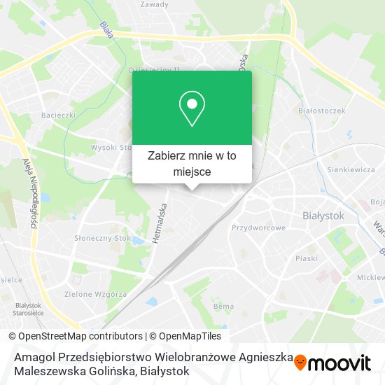 Mapa Amagol Przedsiębiorstwo Wielobranżowe Agnieszka Maleszewska Golińska