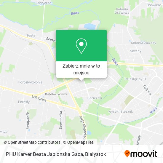 Mapa PHU Karver Beata Jablonska Gaca
