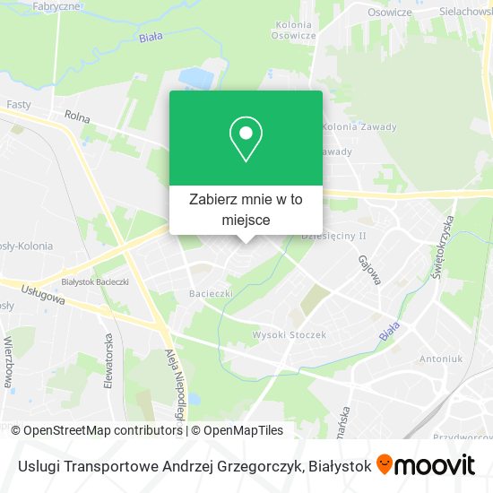 Mapa Uslugi Transportowe Andrzej Grzegorczyk