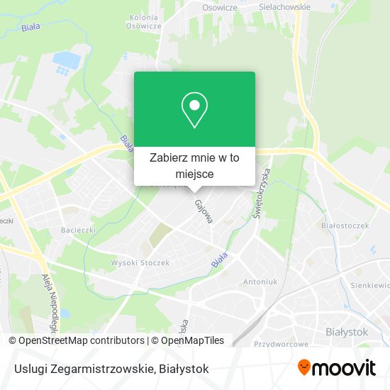 Mapa Uslugi Zegarmistrzowskie