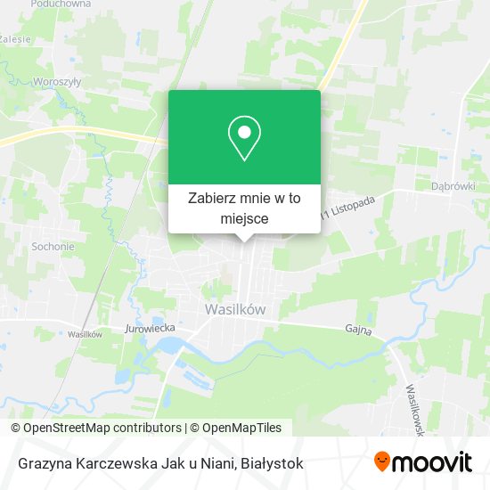 Mapa Grazyna Karczewska Jak u Niani