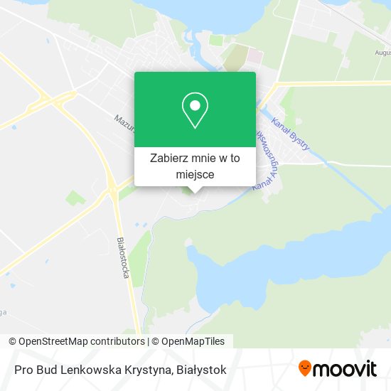 Mapa Pro Bud Lenkowska Krystyna