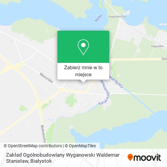 Mapa Zakład Ogólnobudowlany Wyganowski Waldemar Stanisław