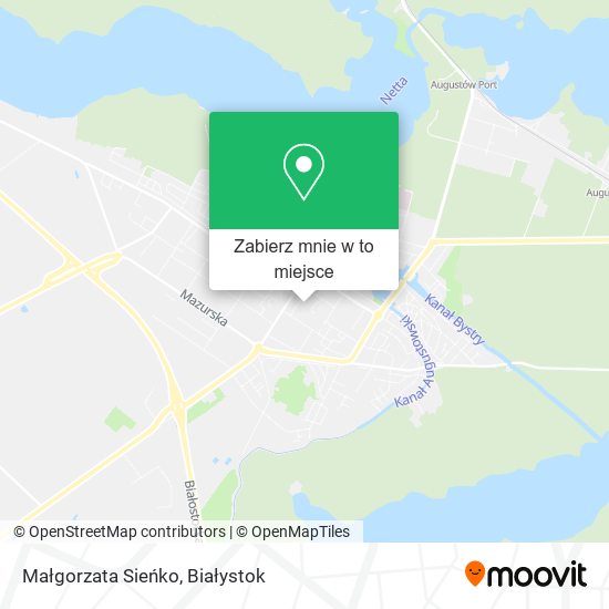 Mapa Małgorzata Sieńko