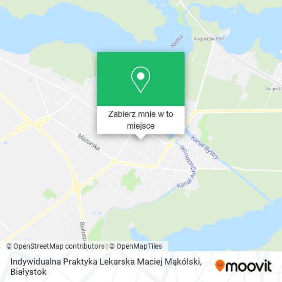 Mapa Indywidualna Praktyka Lekarska Maciej Mąkólski