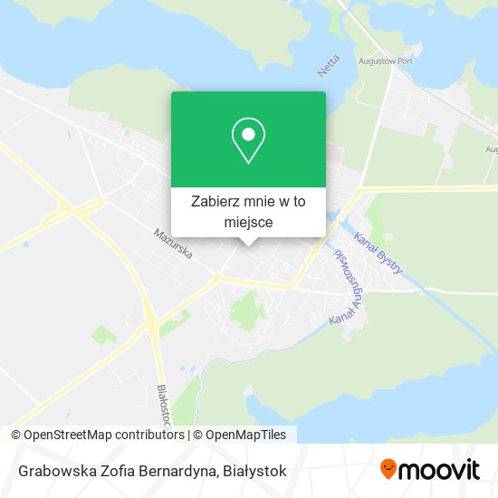 Mapa Grabowska Zofia Bernardyna
