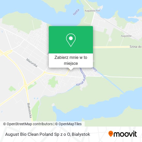 Mapa August Bio Clean Poland Sp z o O