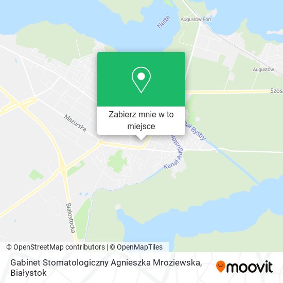 Mapa Gabinet Stomatologiczny Agnieszka Mroziewska