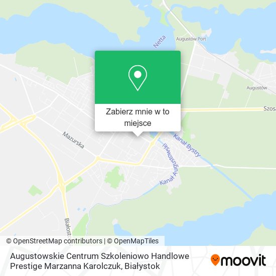 Mapa Augustowskie Centrum Szkoleniowo Handlowe Prestige Marzanna Karolczuk