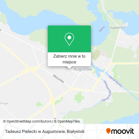 Mapa Tadeusz Pielecki w Augustowie