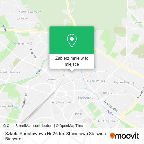 Mapa Szkoła Podstawowa Nr 26 Im. Stanisława Staszica