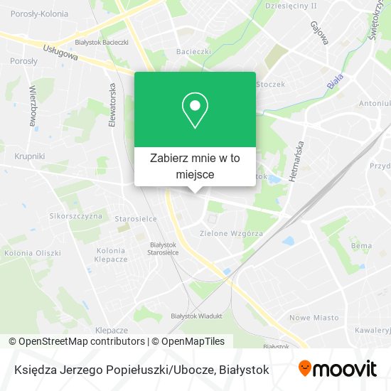 Mapa Księdza Jerzego Popiełuszki / Ubocze
