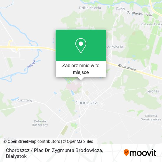 Mapa Choroszcz / Plac Dr. Zygmunta Brodowicza